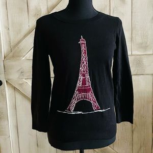 Maison Jules XS Black Paris Sweater